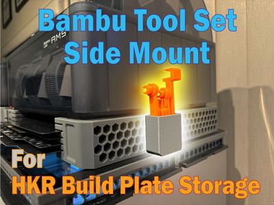 Bambu Tool Set Holder - For Build Plate Storage