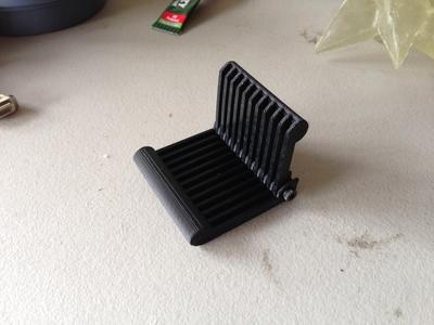 Folding mobile phone stand - improved