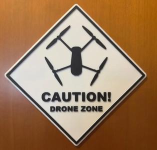WARNING: DRONE FLIGHT AREA   
