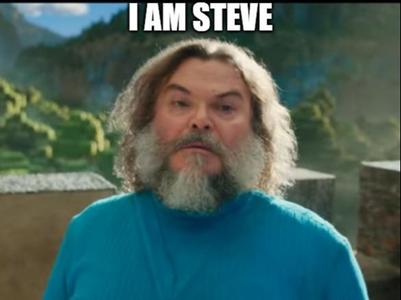 "I AM STEVE" hueforge