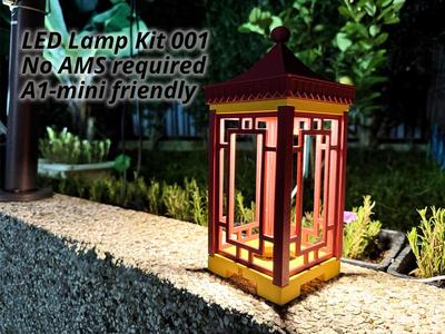 Oriental Lamp - Versatile as Table or Wall Lamp