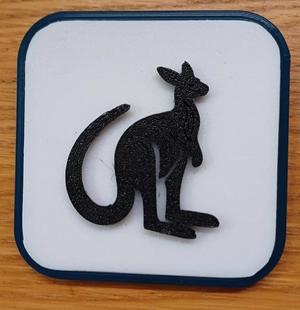 Fridge Magnet - Kangaroo   