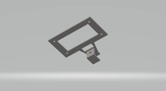 Xpro Mini Jeep Top Bar License Plate Holder   