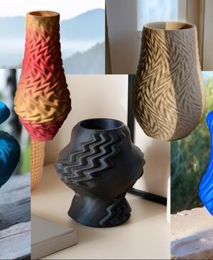 Synchro Vase - Wave Vase