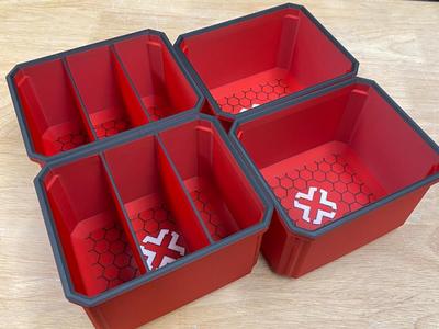 MILWAUKEE PACKOUT - 3 DRAWER ORGANIZER - BINS