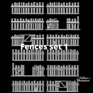 Barrieres / Fences - Epic History Battle of American Civil War -15mm scale