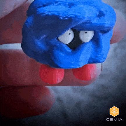 Osmia Flexible Multicolor Tangela Pokemon Print in Place Toy Keychain  Art Decor