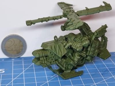 Ogre Death Helicopter with Pilot WarAxe 50k 