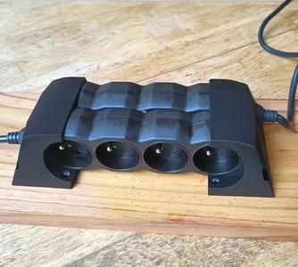 Dual Power Bar Mount for EMOS/Legrand Power Extensions   