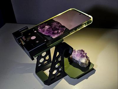 Phone stand - Magnifier camera lens