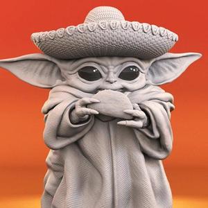 Baby Yoda - Cinco de Mayo 3D Printing Figurine | Assembly