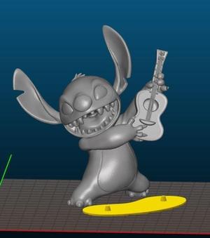 Lilo & Stitch with Ukulele
