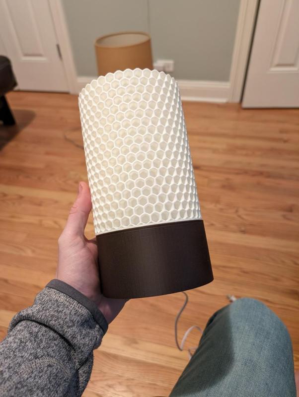 Lamp Base Cover and Corner Wall Mount