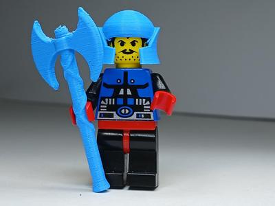 Double headed axe Minifigure Brick