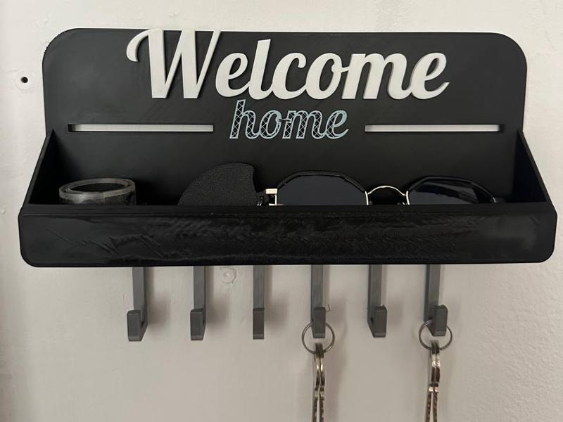 Welcome Sweet Hooks | Home Key Holder | + Storage