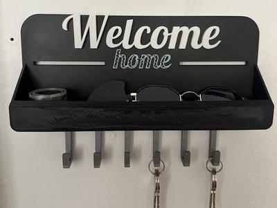 Welcome Sweet Hooks | Home Key Holder | + Storage