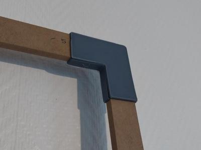 Square + handle, door frame. 