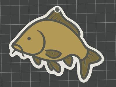 fish keychain