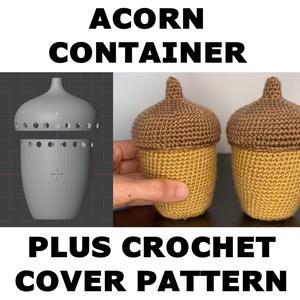 Acorn Container - A Crochet Project