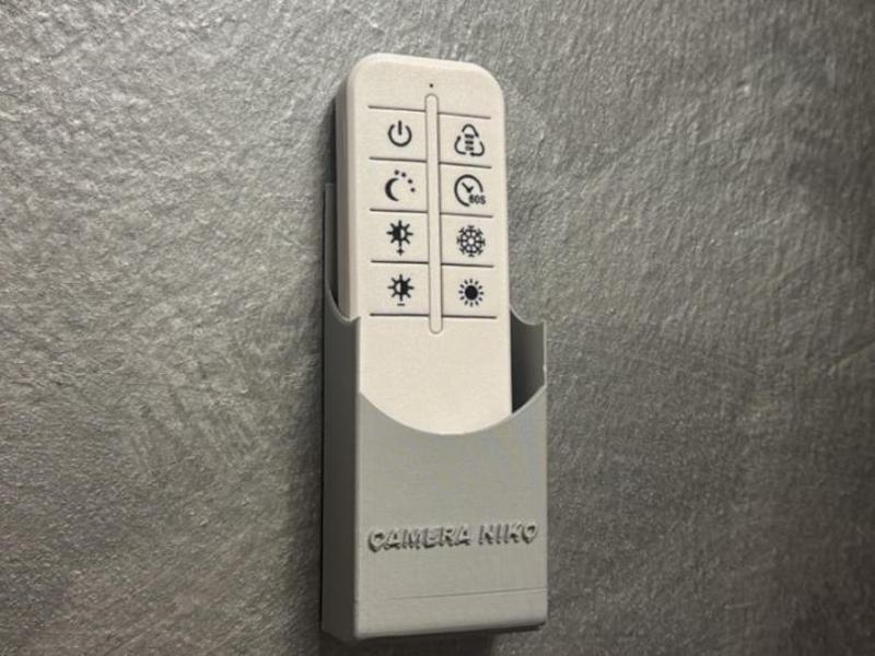 Generic wall-mounted remote control holder