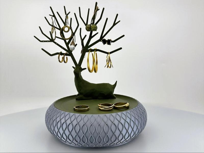 Jewelry box V2 - Curved pattern