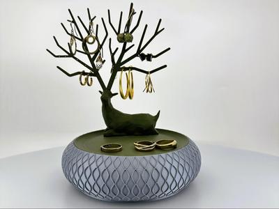 Jewelry box V2 - Curved pattern