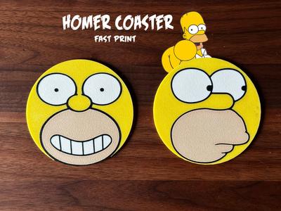 Homer Simpsons face Coaster Set 