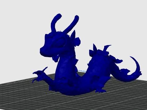 Dragon with Flowers