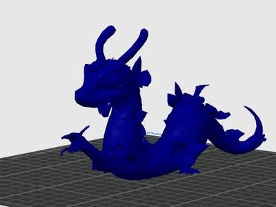 Dragon with Flowers