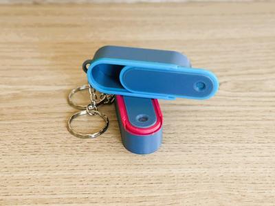 Pocket box with sliding lid