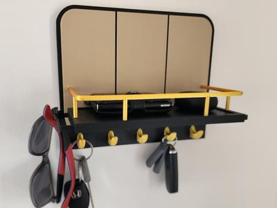 Entry Way Shelf and Hooks
