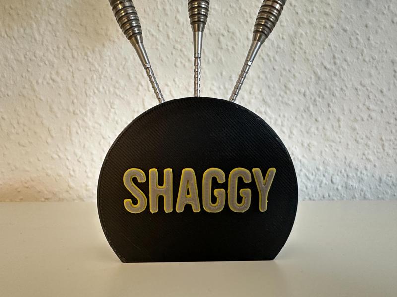 Scott Williams "SHAGGY" Darts Display Stand