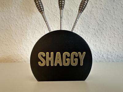 Scott Williams "SHAGGY" Darts Display Stand