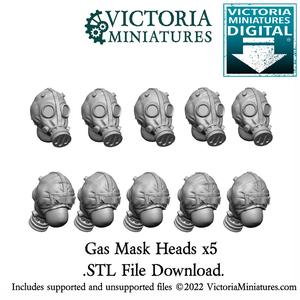 Gas Mask Heads