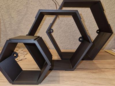 Modular Hexagon Shelf System