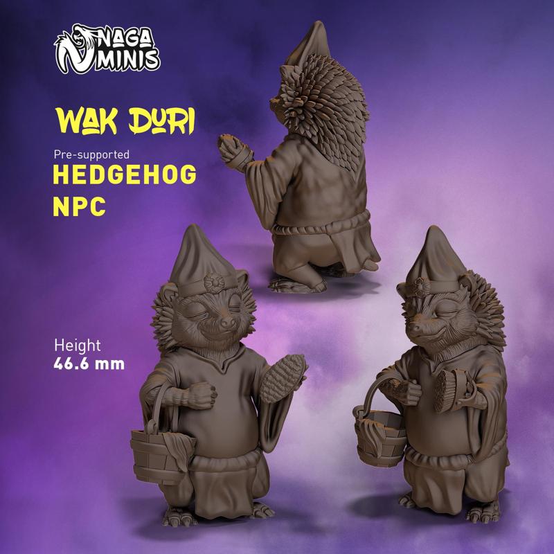 (Pre-supported) Hedgehog Folk NPC