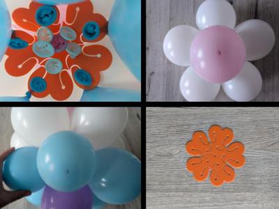 Balloon holder balloon clip attachment flower balloon