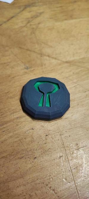 Nature rune fridge magnet from runescape