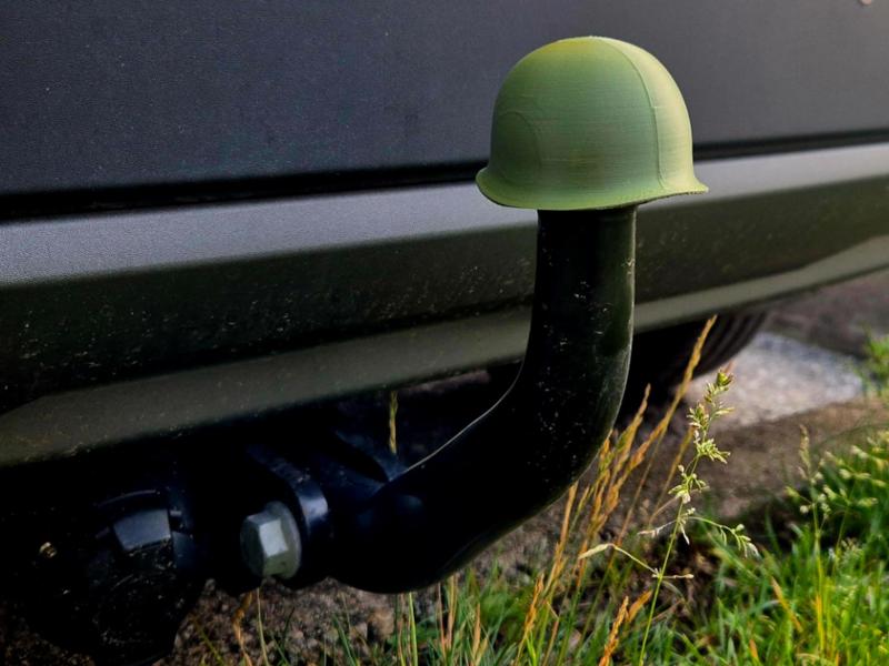 M1 Helmet Hitch ball cover