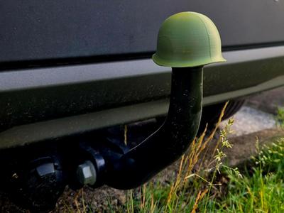 M1 Helmet Hitch ball cover