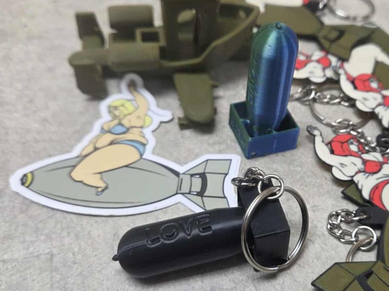 Love Bomb Keychain