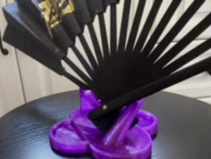 Chinese Folding Fan Stand & Multipurpose Stand