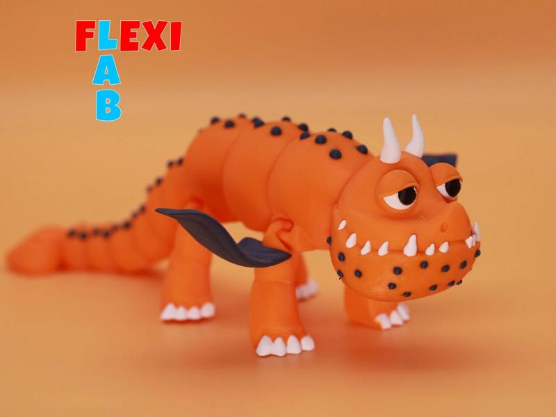 Flexi Dragon Monster with Wings Articulated 