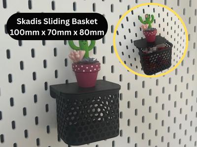IKEA Skadis SlideBin 100x70x80
