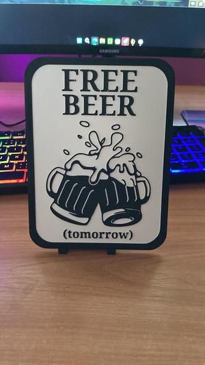 Pub sign - Free beer