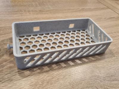 Large Shower Tray with integrated hooks