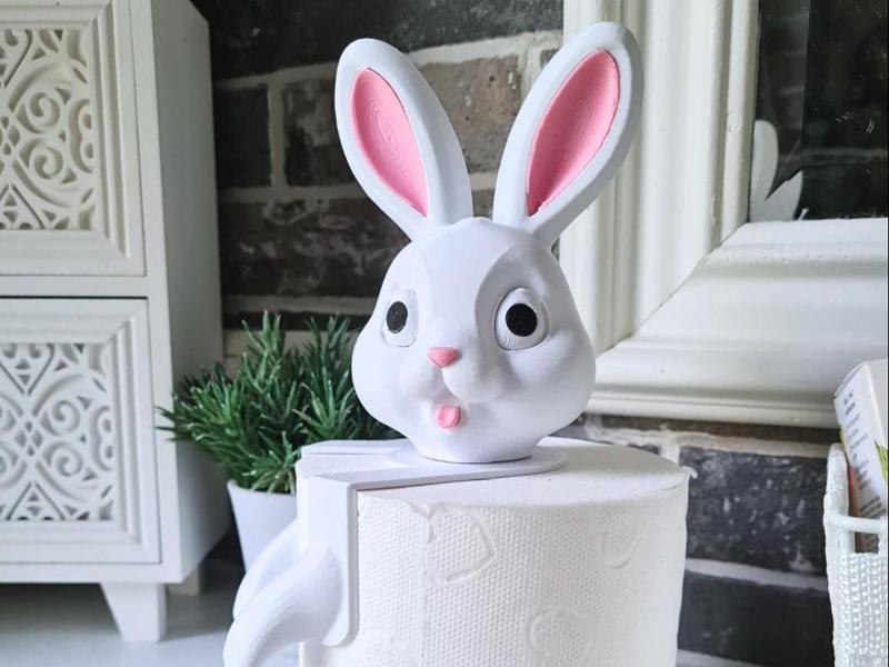 Bunny Toilet Paper Holder  TP-Bun