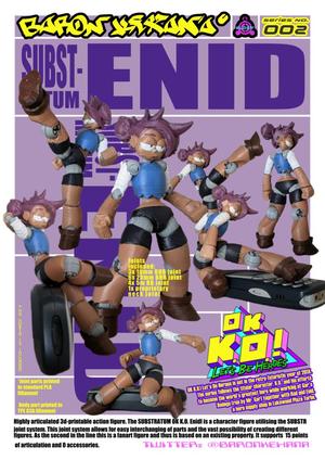 Substratum OK K.O.! Enid Posable Action Figure SUBSTR 002