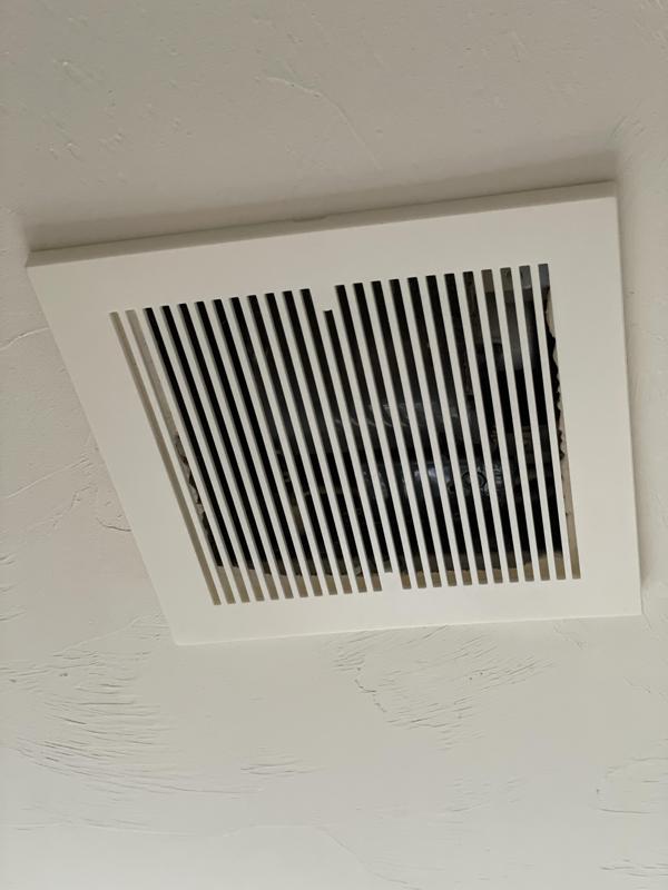 Bathroom exhaust fan grill