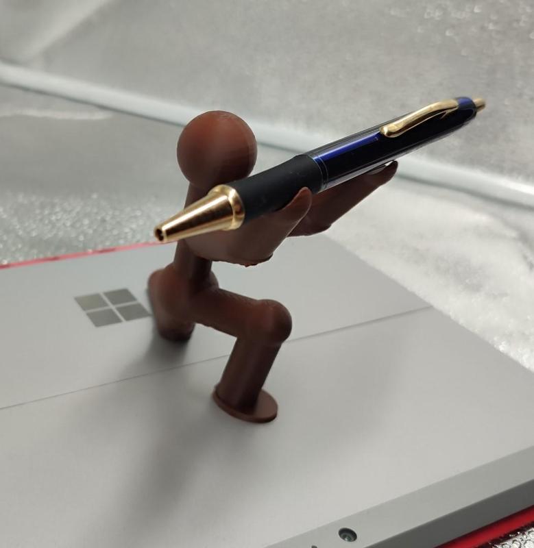 Stickman pen holder